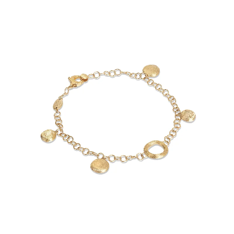 Marco Bicego 18K Yellow Gold Jaipur Link & Disc Bracelet