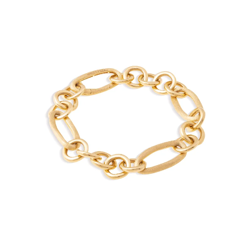 Marco Bicego Jaipur Yellow Gold Mixed Link Bracelet