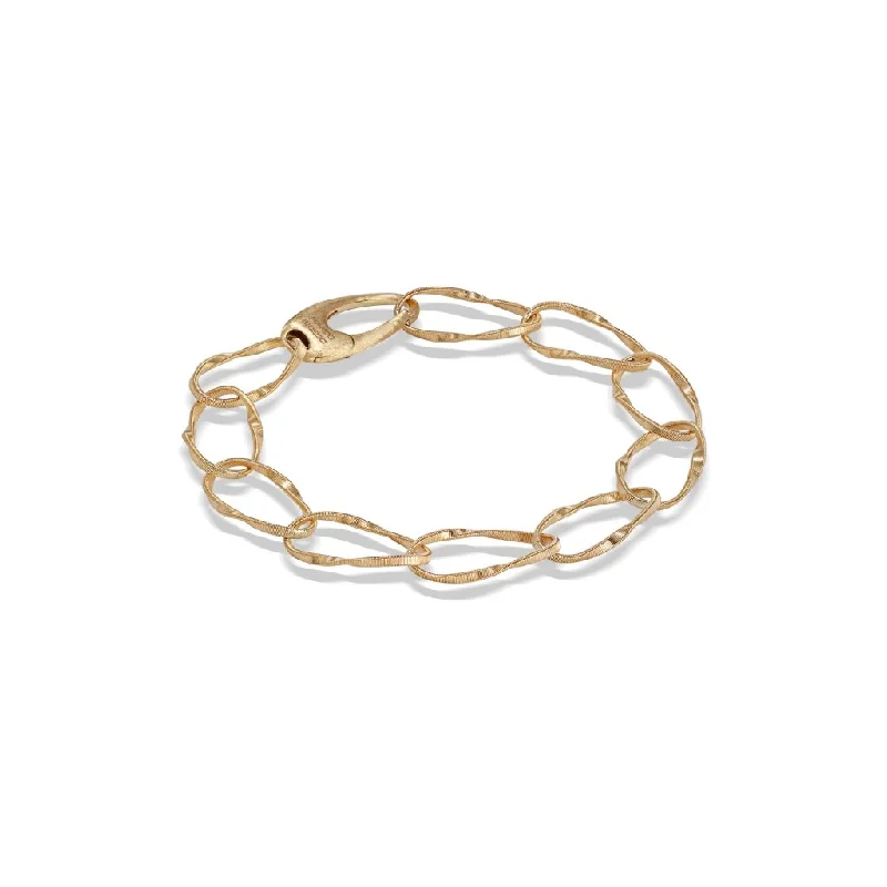 Marco Bicego Marrakech Onde 18K Yellow Gold Twist Link Bracelet