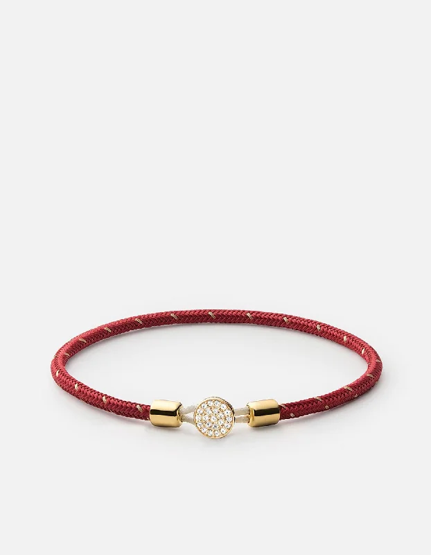 Red/Gold/14k Gold Pave