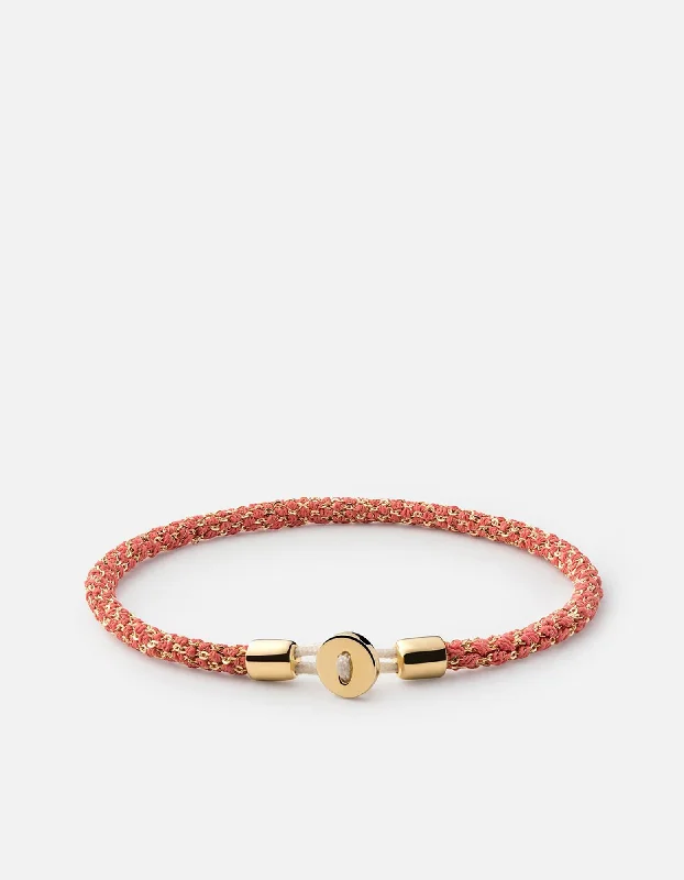 Nexus Woven Bracelet, Gold Vermeil