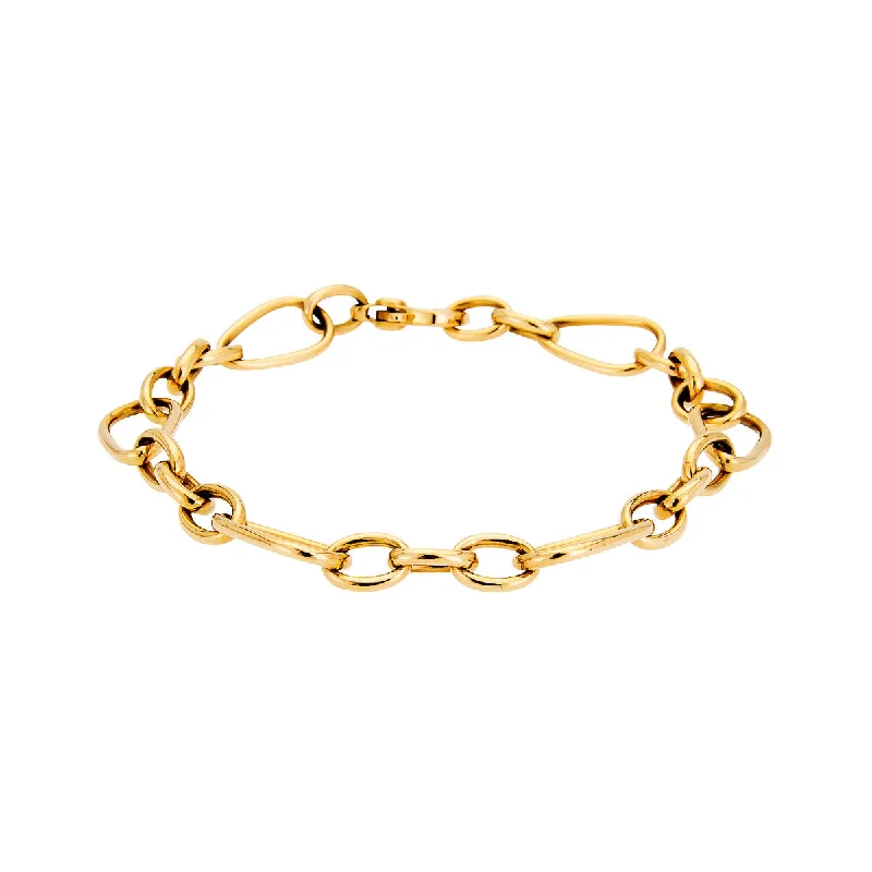 Roberto Coin Designer Gold 18K Yellow Gold Chain Bracelet