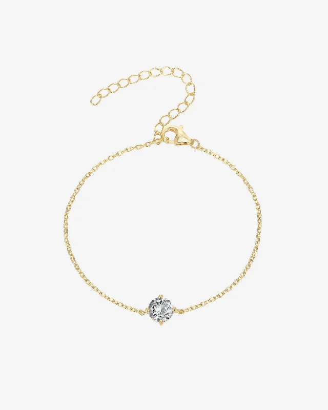 Vermeil Solitaire Bracelet